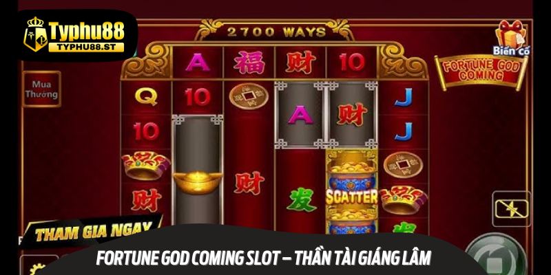 Thần Tài Giáng Lâm có cấu trúc 6 cuộn, 5 hàng, phù hợp với những người chơi có kinh nghiệm.