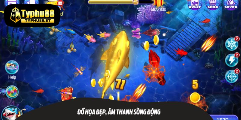 Đồ họa đẹp, âm thanh sống động